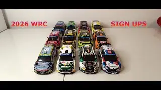 WRC Sign Ups 2026 | Rally Stop Motion