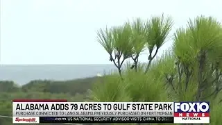 Alabama adds 79 acres to Gulf State Park