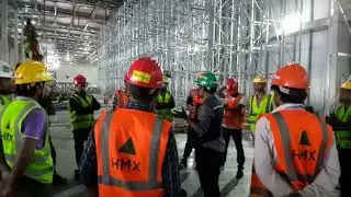 Tool Box meeting regarding Automated Storage and Retrieval Systems (ASRS)