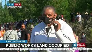 Land invasions: Public Works land occupied
