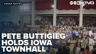 Pete Buttigieg participates in Iowa town hall