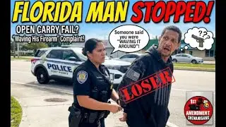 First Amendment Auditor Detained & Cuffed: Police Investigate Immature Frauditor