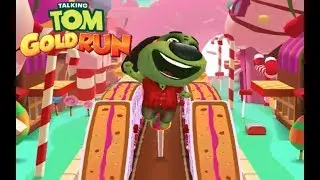 Talking Tom Gold Run - New Halloween and Sugar Rush in Candy World Update - Zombie Hank & Robber