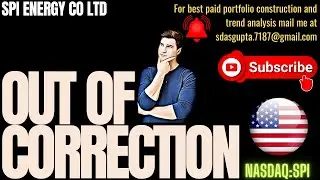SPI ENERGY CO LTD OUT OF CORRECTION | SPI STOCK UPDATE |  SPI STOCK TARGET |  SPI STOCK ANALYSIS