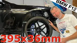 M4 Fahrer gucken neidisch ... F12 mit 395x36mm 4-Kolben Bremsanlage plugnplay dank BMW Baukasten