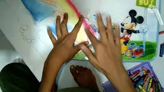 oil pastel drawing/shading/Jinesh's@rtworld