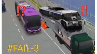 BUSSID FAIL COMPILATION #3 - Bus Simulator Indonesia Funny Moments (BUSSID FAILS)