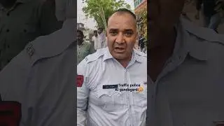 Traffic police ki gundagardi 😡 .....