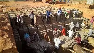 Working Zig Zag Kiln and  High Draught Bhatta.Contact @. 9897189592 Www.bhattewala1.in.9760445516