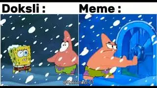 doksli vs meme part 1 ,#meme #doksli #viral #funny #lucu #spongebob