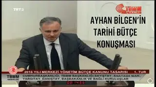 HDP Kars MV Ayhan Bilgen'in Tarihi Bütçe Konuşması