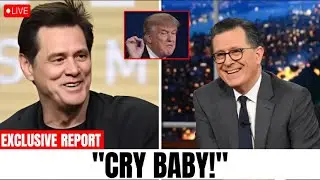 You Won't Believe How Stephen Colbert And Jim Carrey WENT AFTER Trump