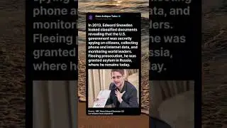 Edward Snowden Exposes Global Surveillance