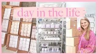 Day in the Life of a Soap Maker // About My Primera Label Applicator, My Biggest Bath Bomb Order!!!