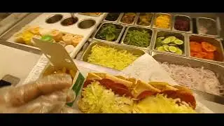 Making Subway BMT sandwich  learn how to make subway sandwich 