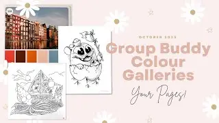 October Group Buddy Colour Galleries - Adult Coloring