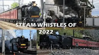 All Steam Whistles of 2022! | VR Short Bell 5 Chime