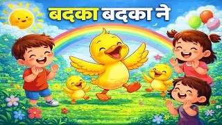 🦆 बदका बदका नाच रे | मराठी बालगीत | Kids Dance Song #बदकाबदकानाचरे#MarathiKidsSong#MarathiBalgeet