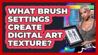 What Brush Settings Create Digital Art Texture?