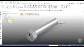 Solid Edge 2021 - Tutorial - Thread