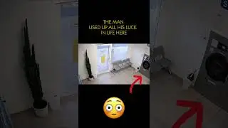 Incredible luck: Man narrowly avoids washing machine explosion