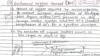 BOD(Biochemical Oxygen Demand),UNIT-3|Sanitary engineering in nepali|Pu,Pou,Diploma,Ku,Tu