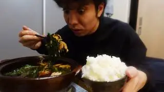 地獄みてぇな鍋できたわよ〜