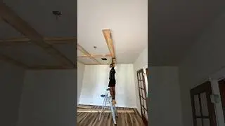Cr&eacute;ation d&rsquo;un plafond &agrave; caisson #bricolage #diy #renovation #artisan #construction #travaux #home
