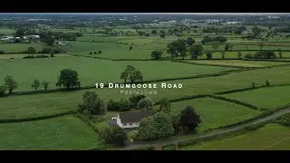 Cinematic 4K Property Video with Drone Country Home Northern Ireland 19 Drumgoose Road, Portadown