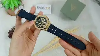 Guess Impulse Black Dial Black Rubber