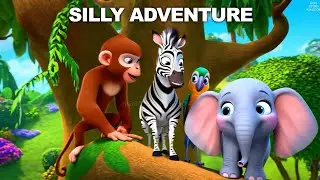 Silly adventure | Funny Song for Kids!🐘😂🎥#kidssong #cartoon #trending #kidsvideo #kidslearning