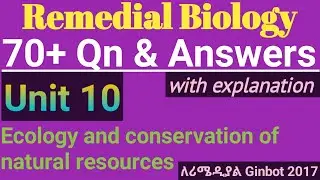 Remedial Biology Unit 10 Full Video #remedialfocus  #remedialexam2017 #remedialtricks