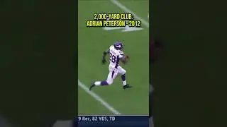 Adrian Peterson Runs for 2,000+ Yards in 2012 #nfl #runningback #football