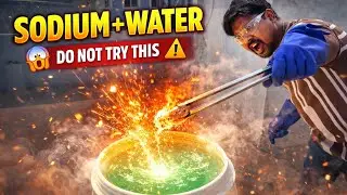 Sodium Metal in Water 😱 | Shocking Reaction 🔥Experiment win Telugu ||ExperimentTelugu||