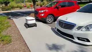 Starship Food Delivery Robot - Autonomous Vehicle - UCI - University of California Irvine Campus