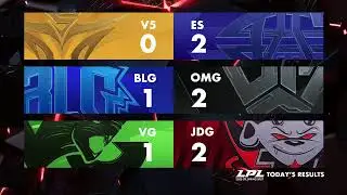 V5 vs. ES | BLG vs. OMG | VG vs. JDG - Week 3 Day1 | LPL Spring (2020)