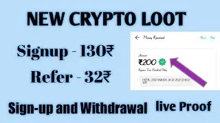 Crypto Biz App Offer in Telugu | New CryptoLoot ₹130 | Refer and Earn | Instant Payment 😍