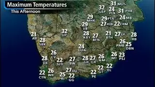 SA #Weather forecast | 18 November 2017