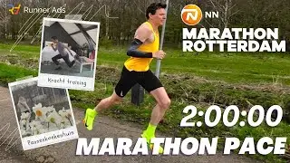 Laatste Mega Training! 2:00:00 rond Marathon Tempo voor de Rotterdam Marathon 🏃🏼‍♂️🔥