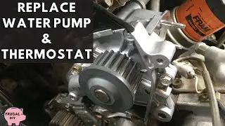 Replace Water Pump & Thermostat | Toyota Camry 5SFE Engine