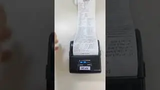 Hoin 80mm E300 Portable printer: How to Print a self test page+battery details