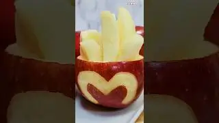 Apple fries!  Fruit&nbsp; Cutting&nbsp; and Carving Trick/Decoration Ideas/Fruit Art#food #Apple