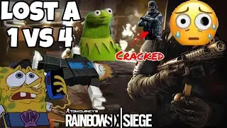 WE CHOCKED A 1v4 ROUND 😭💀 BRO WAS ACTUALLY CRACKED 😳 #rainbowsix #gaming #r6 #r6siege #siege #funny 