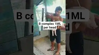 Inject vitamins B complex
