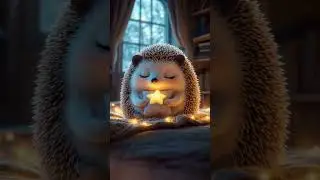 Cute Hedgehog Plush | Sleepy Night Toy Animation | Gentle Toyroom 🦔🌜