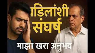वडिलांशी संघर्ष _ माझा खरा अनुभव | emotional Marathi story family and self growth