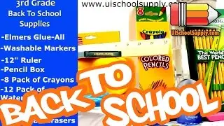 3rd Grade Back to School Supplies Check List