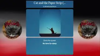 Cat And The Paper Strip Music Lyrics
