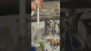 Коллекция хрустальных бокалов и подсвечников Christofle &ldquo;Tourbillon&rdquo; #шампанское #виноделие #сомелье