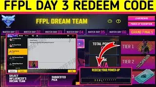 FFPL DAY 3 REDEEM CODE OUT | FREE FIRE REDEEM CODE TODAY | 14 JANUARY REDEEM CODE |NEW REDEEM CODE